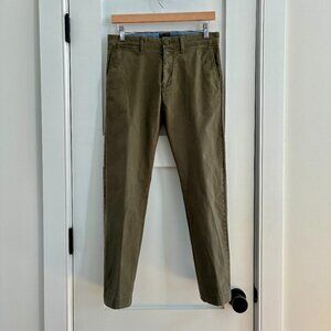 J. Crew 484 Slim Chino Pants 28x27.5 Green